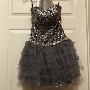 Silver Cocktail/Party Dress